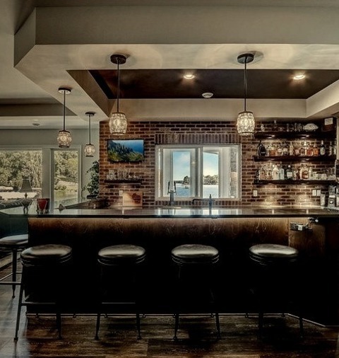 Home Bar L-Shape