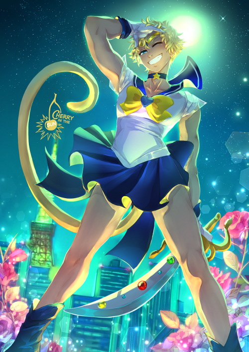 BOLD, HOT and FUN - Sun dressed as Sailor Uranus! :DHard to deny the charm and confidence in the way