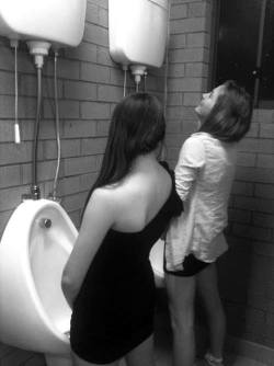 trapsearch:  Trannies at urinals.  When ya gotta go…