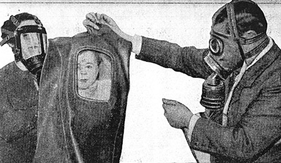 M. Jean, of Paris, observed that ordinary gas masks had the effect of strangling