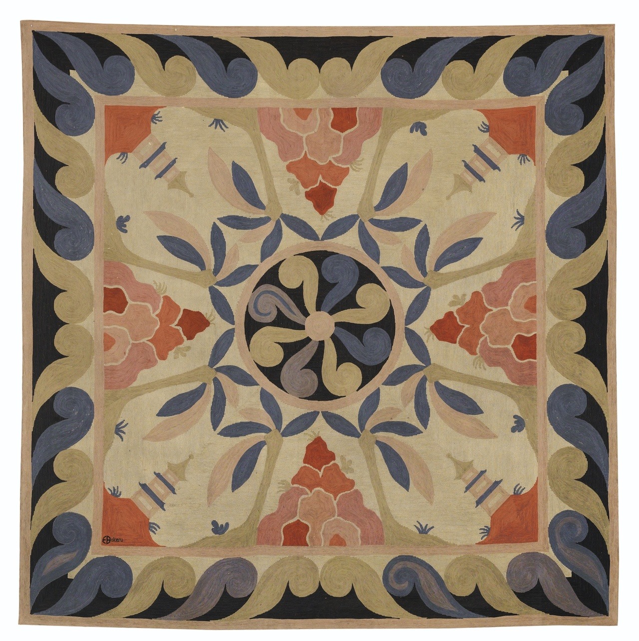 robert-hadley: Ernest Boiceau ‘PAGODE’, A KNOTTED WOOL AND COTTON CARPET BY ERNEST