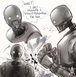 skeleslime-phantom: K-2SO is a fantastic, precious droid and I won’t hear any different. [Do not repost, do not delete artist’s comments~] 