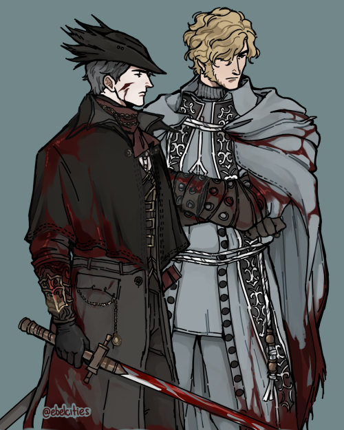 misc alfred/hunter arts i’ve done… i love these two a lot LMAO T_T 