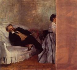 artist-degas:  Edouard Manet and Mme. Manet