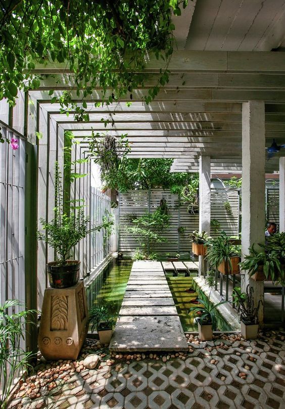 sacred-dwellings:
“A lovely workspace created by architects Studio 102 | Vietnam
”