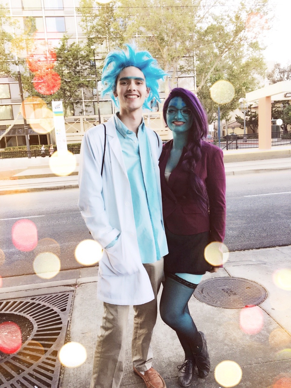 Here were some welcome surprise cosplays at Fanime!(harinezumiko)is that unity bring