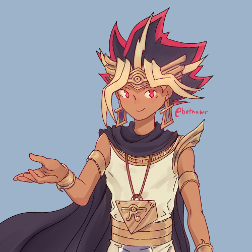 Atem requested by @bluelight03Feel free to request other YGODM characters if you want to see them li