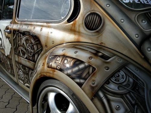 steampunktendencies:    Steampunk Herbie ~ Airbrush Bathory   