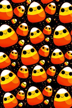 spookyshouseofhorror:  Candy Corn Wallpaper