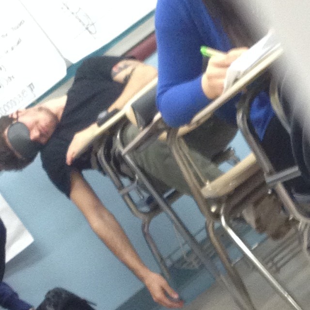 rapgameclarkkent:  Senioritis had me like …