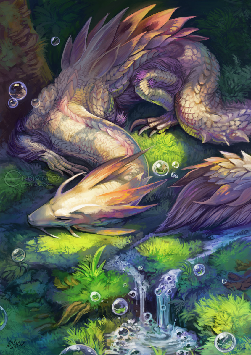 endivinity:  All four Monster Hunter paintings! Y’know. just in case you missed