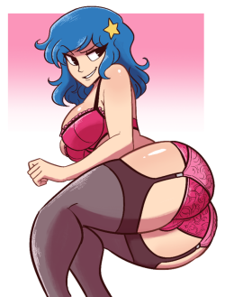 scruffyturtles:  Some more tasteful lingerie ft. Ramona Flowers