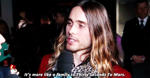death-by-jared-leto:  jaredgifs-blog: You know, I hate that word “fans”.   i