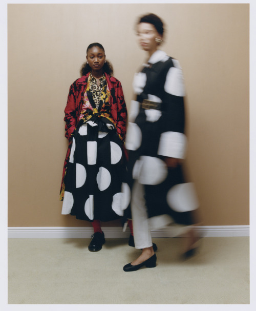 strathshepard:  Eniola Abioro and Lineisy Montero in Dries van Noten, photographed by Renell Medrano for Nordstrom SS2020