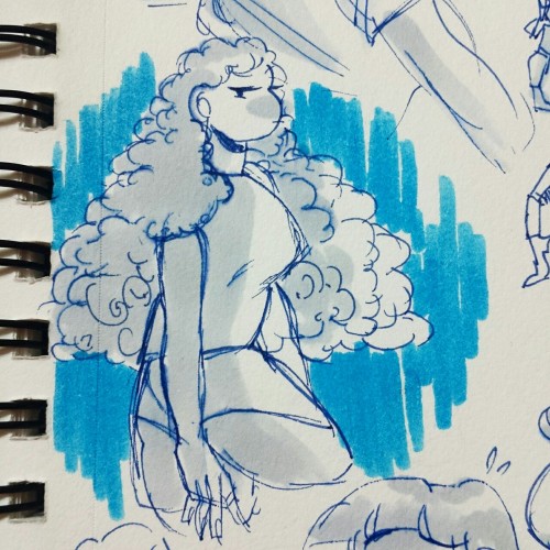 unsatisfiedjudge:  some shit doodles from a dumb camping trip 