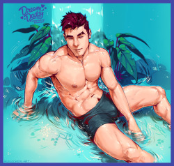 rum-locker:  Here’s another wet daddy.    and heya, if you like what you see and want to support me, you can buy me a “coffee” (it’s a cute tip-jar)  to unlock alt version perhaps :&gt; https://ko-fi.com/rumlockerart Thank you for all the support!!