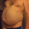 pigblimping:Softening and swelling up. Fatboy is getting so beautifully blubbery.