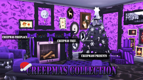 crazy-lazy-elder-sims: CREEPMAS COLLECTION.a quick recolor for your Alt households that still want t