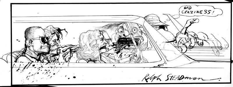 long70s:  RALPH STEADMAN   Strange memories on this nervous night in Las Vegas. Five