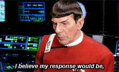 coffee-in-that-nebula:  mysassysociopath-deactivated201:  ‘Captain, I have orders from Starfleet Com