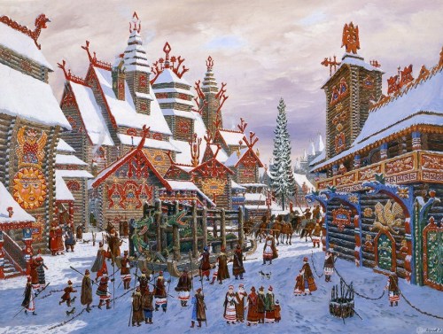 mythopoeticworlds: the-forest-is-your-home:Paintings by talented artist Vsevolod Ivanov Wow. Th