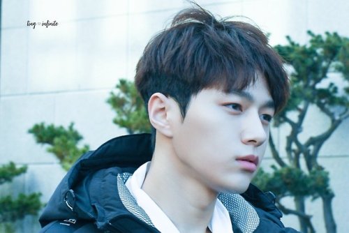 180119 leaving KBS Music Bank© ting ♡ infinite | do not edit/crop/remove the watermark. 