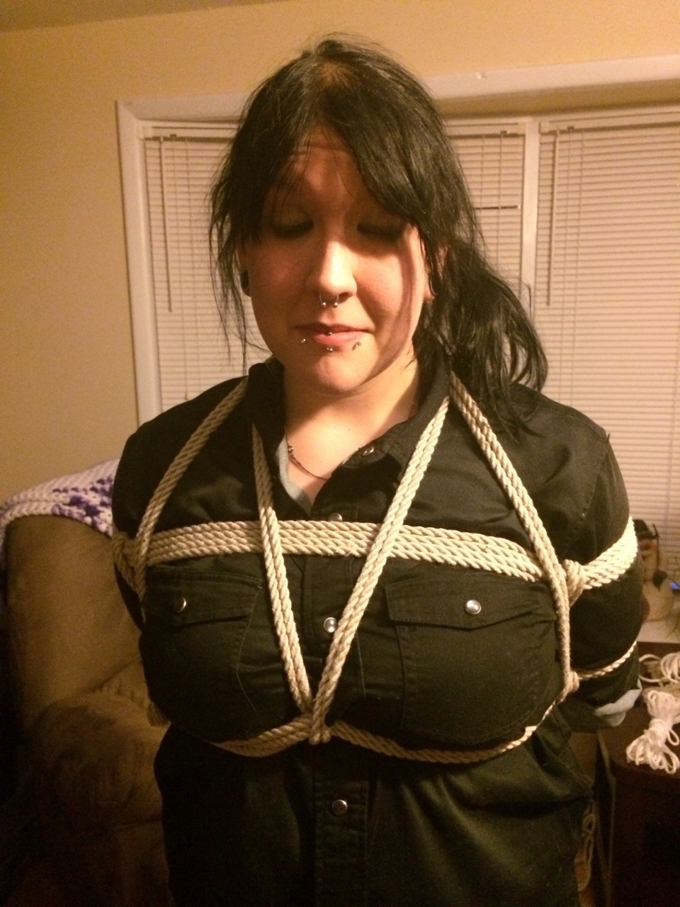 thestoryofkatt:  Rope bottoming tonight