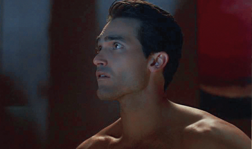 feelsforsterek:Tyler Hoechlin as Joe Weider in Bigger (2018)