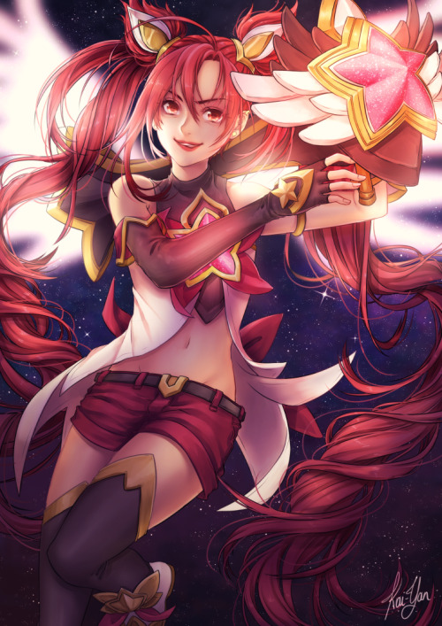 Star Guardian Jinx - The skin that made me break my f2p status.[Redbubble]  [Commission Info]