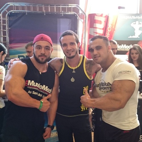 12.04.15 Moscow Cup Bodybuilding. With @kochetkov_ivan and @maleevden