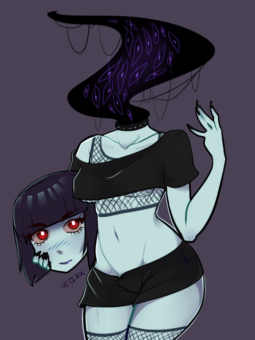 vetisxart:Dullahan of voids and shadows!!!!