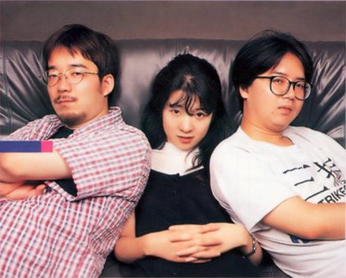 videogamesdensetsu: Takayuki Aihara, Ayako Saso and Shinji Hosoe from NBGI (Namco sound team).Source