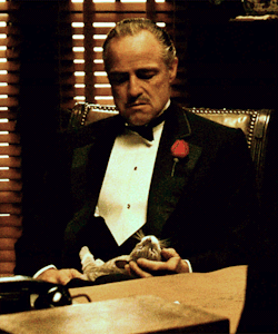 - “You come and say “Don Corleone, give me justice”, but you don’t ask with respect”.