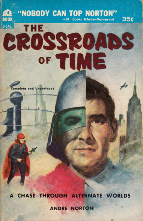 everythingsecondhand:The Crossroads of Time, by Andre Norton (Ace, 1956). From a charity shop in Sherwood.