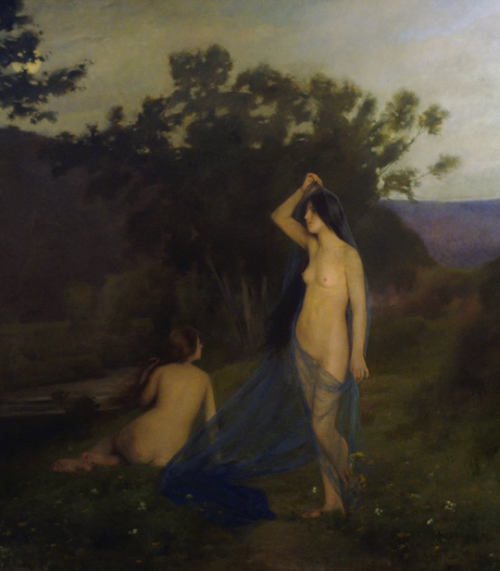 Joan Brull i Vinyoles  -  Nimfes del capvespre,  1898Catalan, 1863-1912Oil on canvas