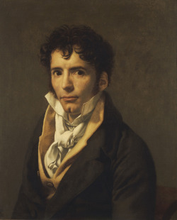 “Portrait of a Man,” c. 1810, attributed to Anne-Louis Girodet de Roucy Trioson