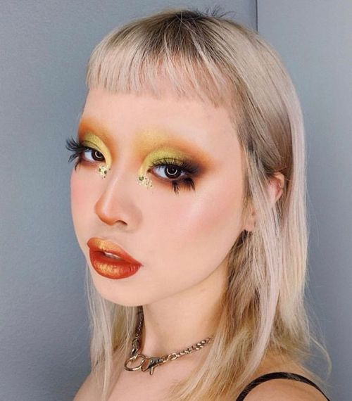 sugarpillcosmetics: Bulletproof is the perfect smokey crease color on @gass.y! #sugarpill #vegan