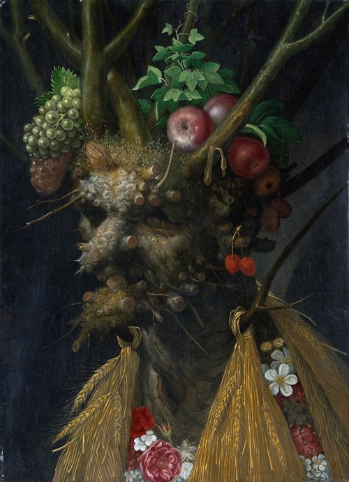 lionofchaeronea - Four Seasons in One Head, Giuseppe Arcimboldo,...