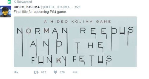 rustyknite:Hideo Kojima everyone