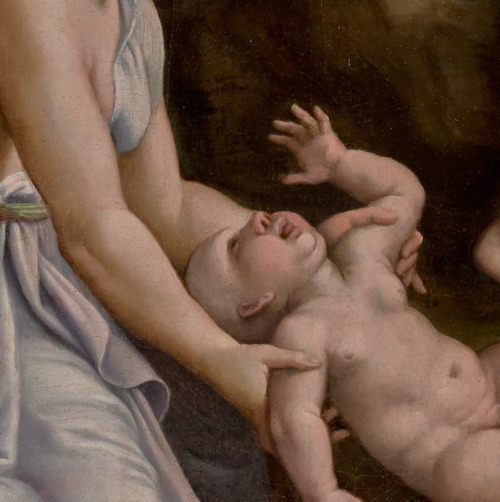 Strangest childbirth in mythological history?In this Mannerist depiction of the story, half-naked, t