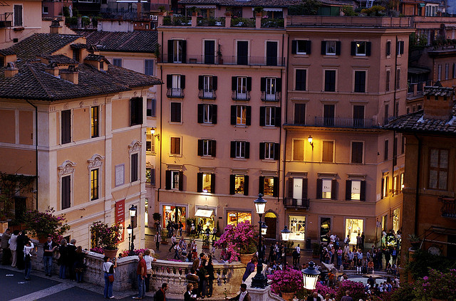 mostlyitaly:
“ View from Spanish Steps, (Rome, Italy) by MarianOne on Flickr.
”