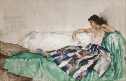 enchantedsleeper:  The Letter, William Russell Flint 