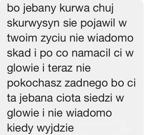 Łzy zmazywały mi uśmiech z twarzy...