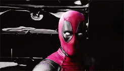 dracomartell:  Me? I’m Deadpool, “The Merc with a Mouth.” Good shots and bad