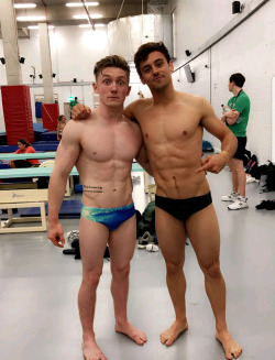 amazingmalenudity: Nile Wilson and Tom Daley