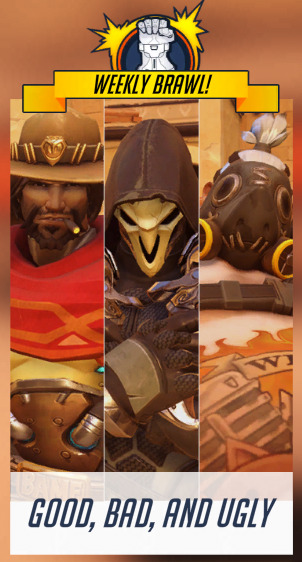 captainsnarkyninja:  genjimain:  ubercharge:  trans-junk-rat:  d3dans:  slow-poked:   um??? excuse me ????  @ BLIZZARD FIX THIS BUG???  GOOD, BAD, AND BEAUTIFUL  more ridiculous is them calling mccree good  ITS LIETSRRALY ONE HOF HIS OICE LINES HES AYD