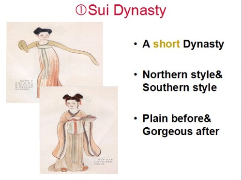 Clothing and accessories of ancient China-Sui and Tang Dynasties:golden, open and vivid.