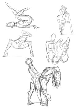 soulman1:  More warmup sketches, based from