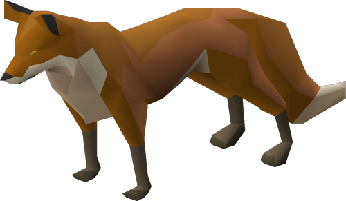 lowpolyanimals: Fox from Old School RuneScape