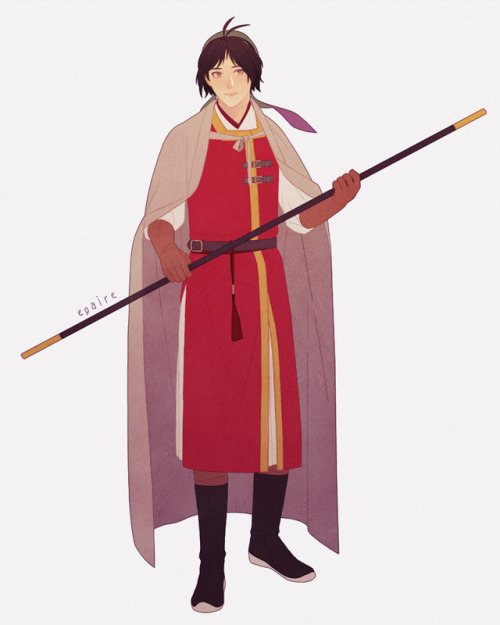 Suikoden characters in hanfu